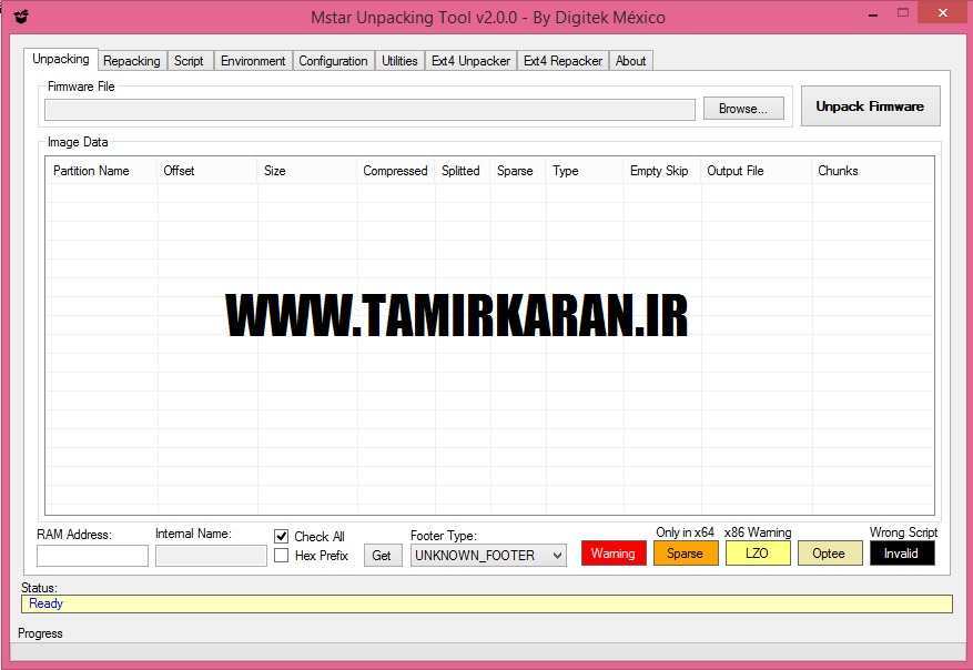 [آموزشی] نرم افزار Mstar Firmware Unpacker & Repacker - آموزش فلش و ...